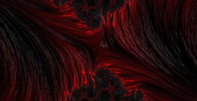 Red-dark threads, abstract, art wallpaper