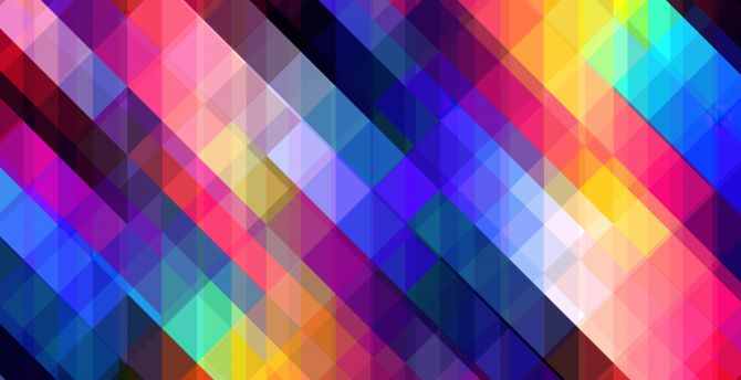 Colorful pattern, abstract small squares, colorful wallpaper