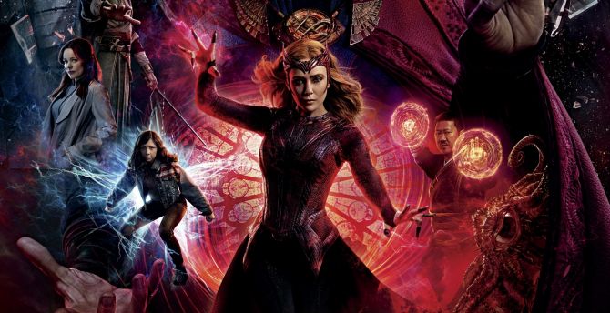 Multiverse of Madness, Scarlet Witch, movie wallpaper