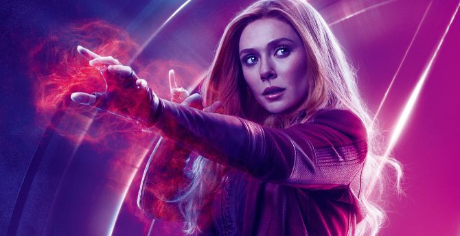 Avengers: infinity war, Elizabeth Olsen, wanda maximoff, movie wallpaper