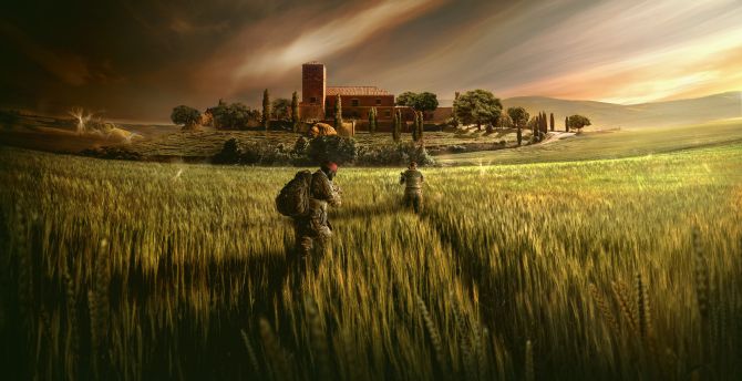 2018, wheat farm, Tom Clancy's Rainbow Six Siege wallpaper