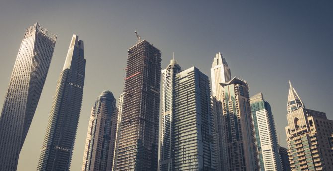Dubai, city, buildings, architecture wallpaper