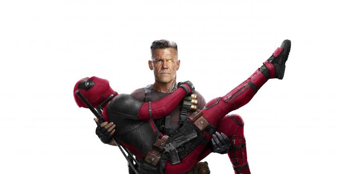 Cable and deadpool, deadpool 2, movie wallpaper