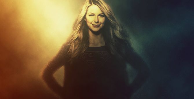 Melissa Benoist, Supergirl, TV show, 2018 wallpaper