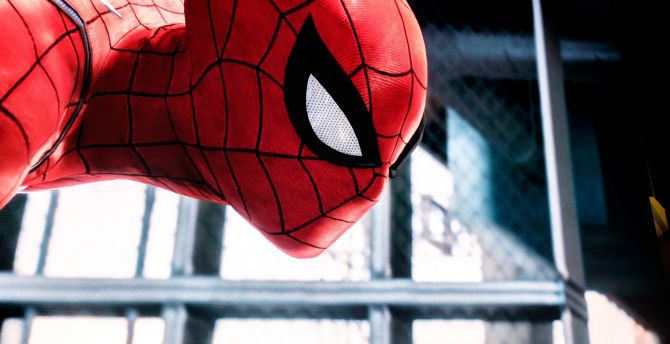 Spiderman, video game, closeup wallpaper