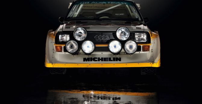 Audi sport Quattro s1, rally, front wallpaper