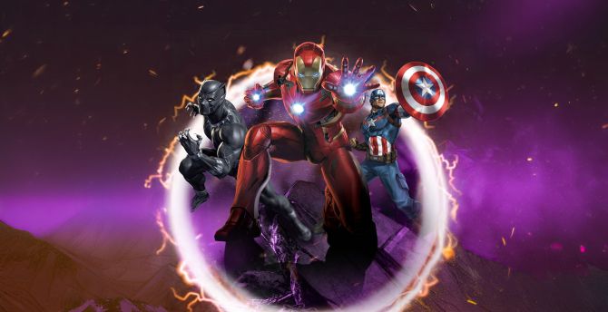 Power and significance of Marvel Heroes, mobile game wallpaper