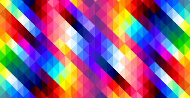 Square, colorful, abstract wallpaper