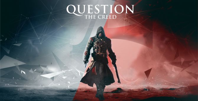 Wallpaper assassin's creed: question the creed, video game, art desktop  wallpaper, hd image, picture, background, 9cfc87 | wallpapersmug