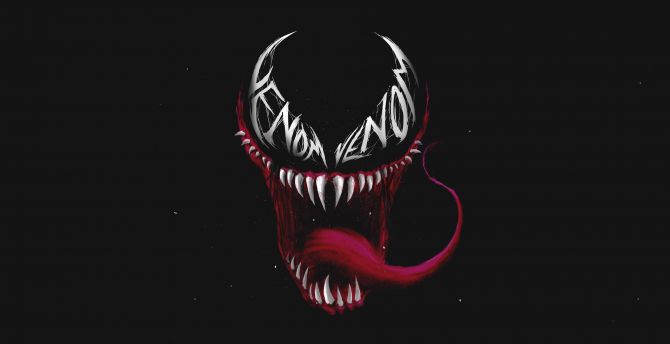 Venom, minimal, art wallpaper