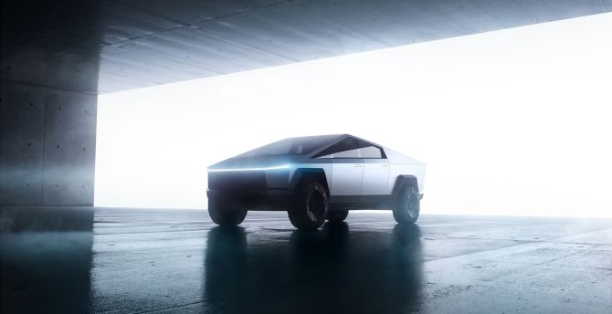 Tesla Cybertruck, pickup truck concept, 2019 wallpaper