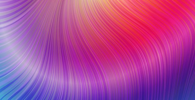 Colorful, waves, abstract, lines wallpaper