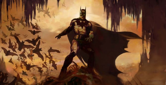 Batman, Hero of Gotham, art wallpaper