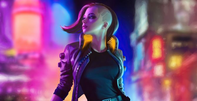 Urbun girl, Cyberpunk 2077, 2023 wallpaper