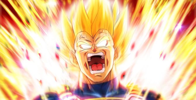 Dragon Ball Z, angry Vegeta, anime wallpaper