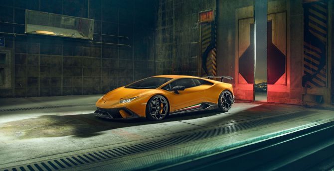 Photoshoot, Lamborghini Huracan, basement wallpaper
