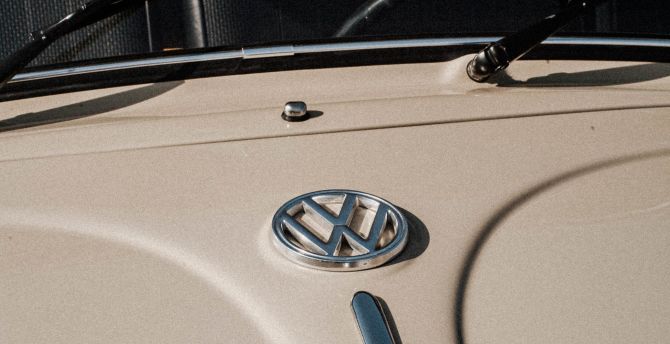 Volkswagen, car classic, logo wallpaper