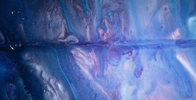 Surface, colorful artwork, bluish theme wallpaper