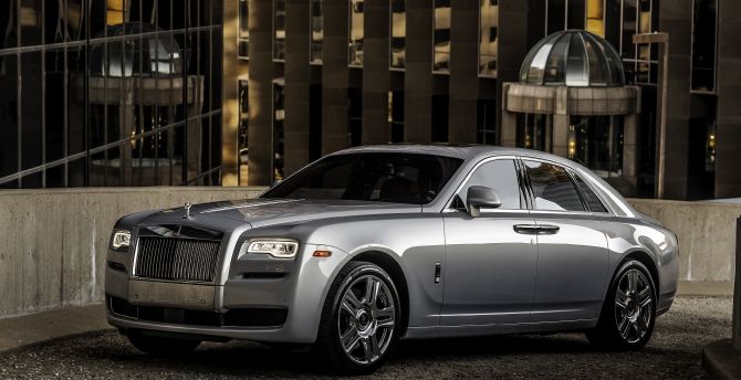 Rolls-Royce Ghost, luxurious car, front wallpaper