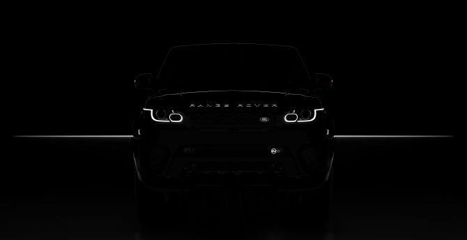 Range-Rover Sport SVR, dark wallpaper