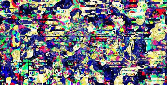 Bright abstract pattern, art wallpaper