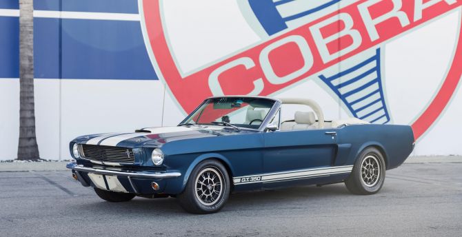 1965 Continuation Shelby GT350, continuation series, convertible wallpaper