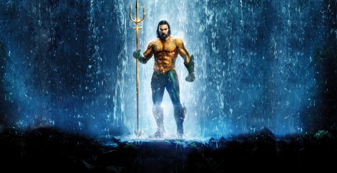 Aquaman, Jason Momoa, poster, 2018 wallpaper