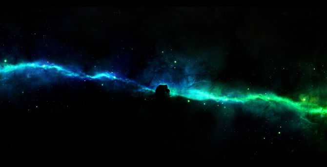 Horsehead, nebula, space, clouds, dark wallpaper