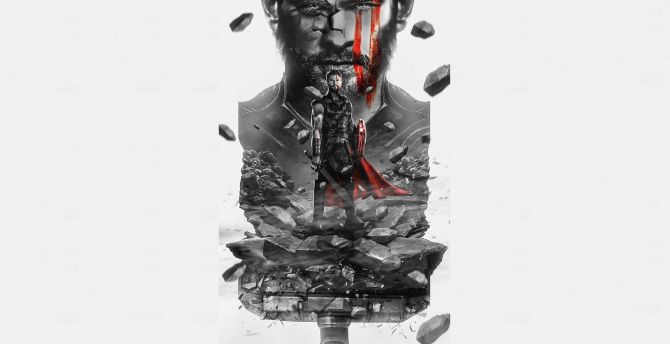 Thor: Ragnarok, Thor, minimal, artwork wallpaper
