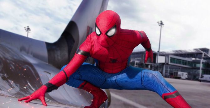 Spider-man, Captain America: Civil War, movie wallpaper