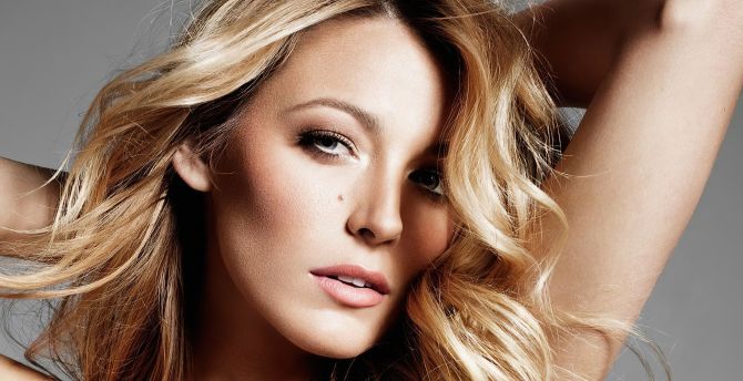 Face, close up, Blake Lively wallpaper