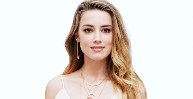 Amber Heard, pretty, smile, portrait wallpaper