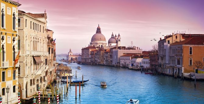 Venice city, river, canal, cityscape wallpaper