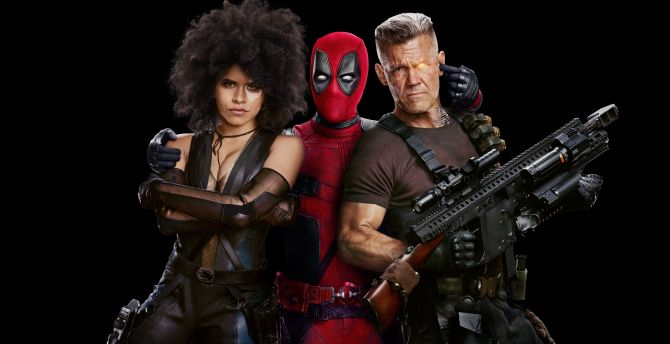 Deadpool 2, movie, Domino, cable, deadpool, 2018 wallpaper