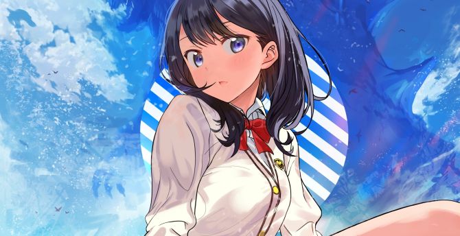 Cute, Rikka Takarada, SSSS.Gridman, anime girl wallpaper