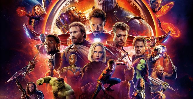 Avengers: infinity war, movie poster, 2018, superheroes wallpaper