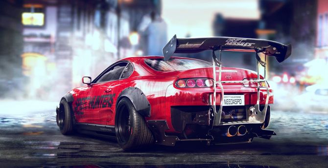 Toyota Supra, Need For Speed Payback, video game wallpaper