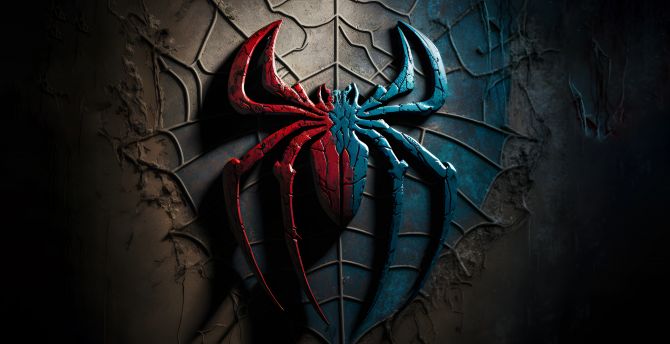 Spider-mark, logo, art wallpaper