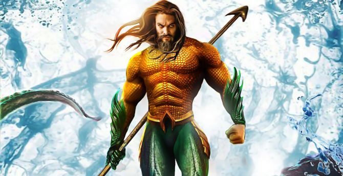 Movie, Aquaman, fan art, Jason Momoa wallpaper