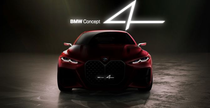 BMW Concept 4, motor show, 2019 wallpaper