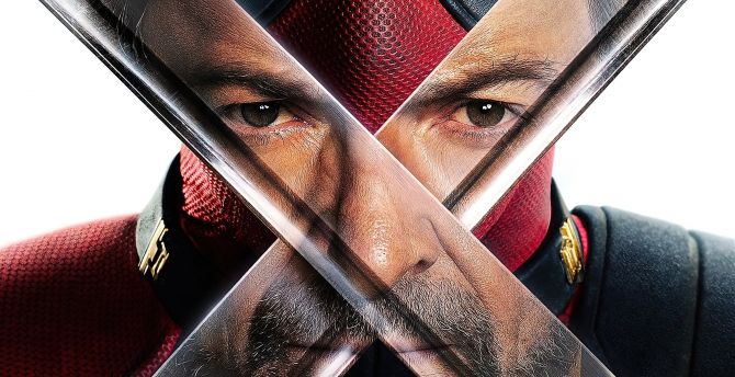 Poster of Deadpool and Wolverine, movie 2024 wallpaper