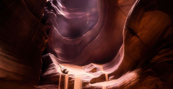Antelope Canyon, rocky cave, nature wallpaper