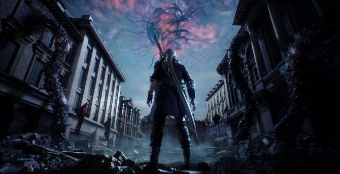 Devil May Cry 5, E3 2018, video game, Nero wallpaper