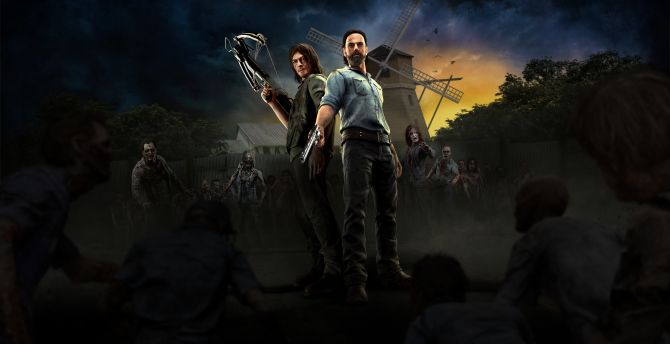 The Walking Dead Onslaught, lead character, game wallpaper
