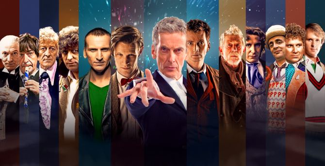Doctor who, famous tv show, all doctors wallpaper