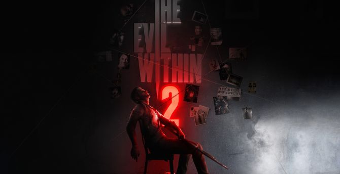 The Evil Within 2, dark, video game wallpaper