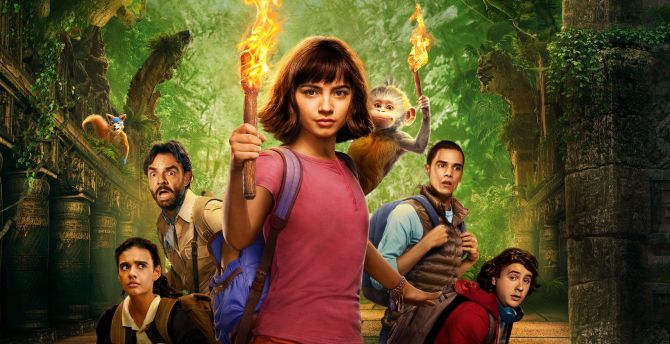Dora the explorer, Dora and the Lost City of Gold, 2019 movie wallpaper