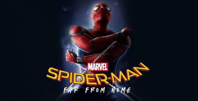 Spider-man: Far From Home, 2019 movie, art wallpaper