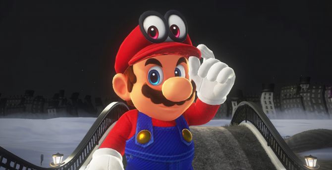Mario, Super Mario Odyssey, video game wallpaper