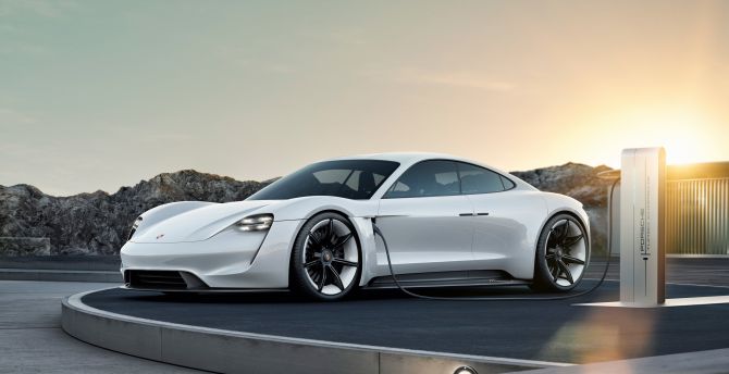 Porsche Mission E Cross Turismo, electric cars, 2018 wallpaper